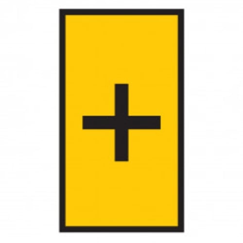 Marker Ovalgrip 6.0 - 10mm Yellow Marked Plus | HO854MPLYL