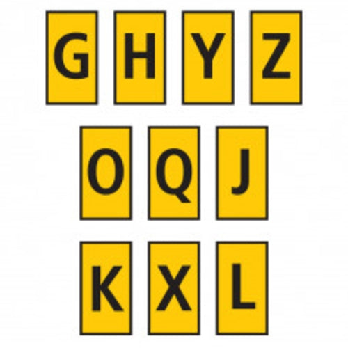 Marker WIC 2 1.5 - 2.5mm Yellow Assorted (GHYZOQJKXL) | W2MASS3YL