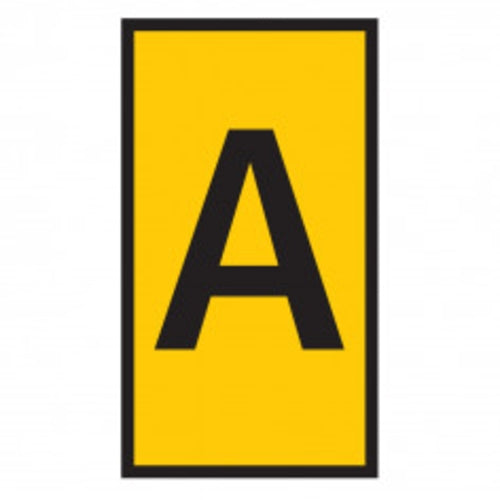 Marker WIC 2 1.5 - 2.5mm Yellow Marked A | W2MAYL