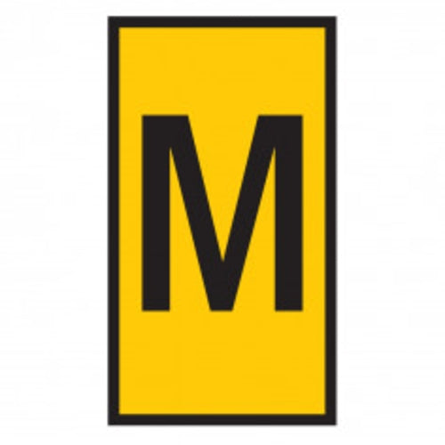 Marker WIC 2 1.5 - 2.5mm Yellow Marked M | W2MMYL