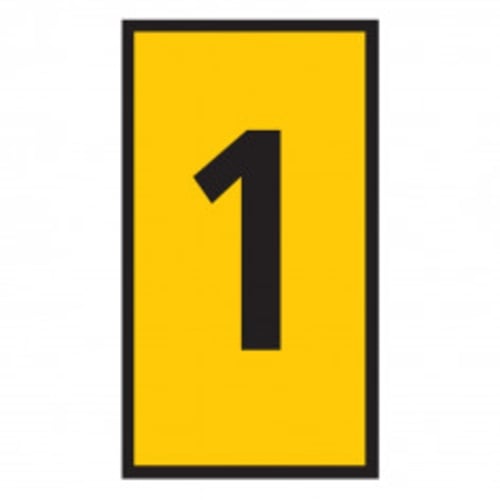 Marker WIC 3 4.0 - 6.0mm Yellow Marked 1 | W3M1YL