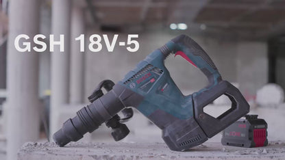 Bosch GSH 18V-5 SDS-Max Cordless Demolition Hammer Drill 8.5J (Bare Tool) | 0611918200
