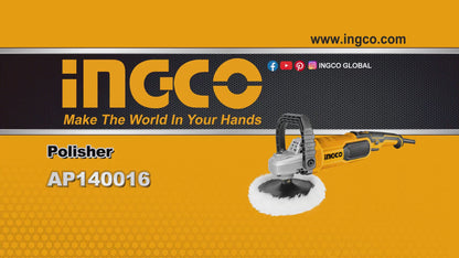 Ingco Angle Polisher 180mm, 1400W | AP140016