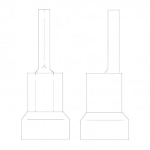 Terminal Preinsulated Pin Blue 10mm | 2P10