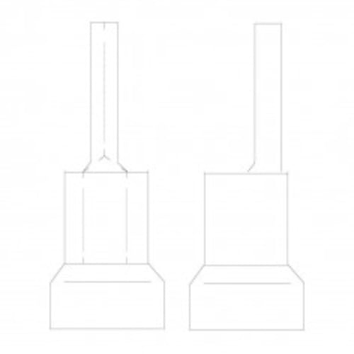 Terminal Preinsulated Pin Blue 12mm | 2P12