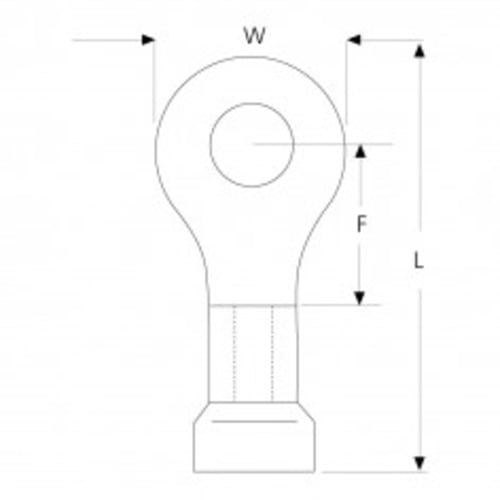 Terminal Preinsulated Ring Red 3.0mm | 1R3