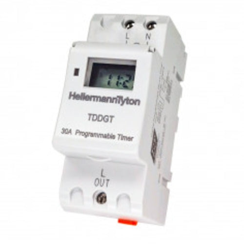 Timer Digital 7 Day 30A Geyser Din Rail Mounted | TDDGT - Tools4Builders