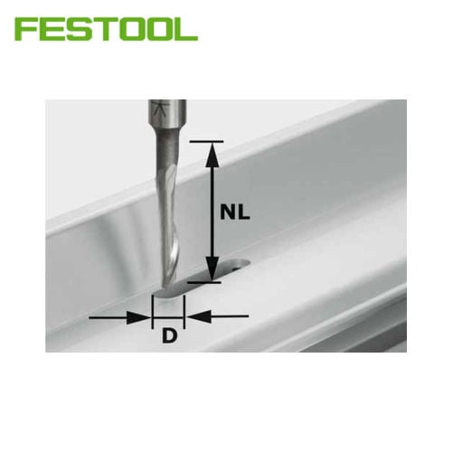 Aluminum cutter HS shank 8 mm HS S8 D5/NL23