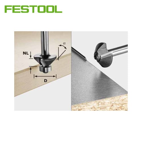 Chamfer cutter HW S8 HW 45&deg; D26-KL OFK