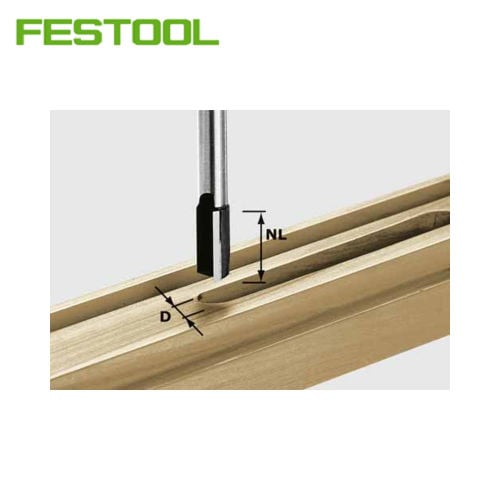 Edge trimming cutter HW shank 8 mm HW S8 D12/30